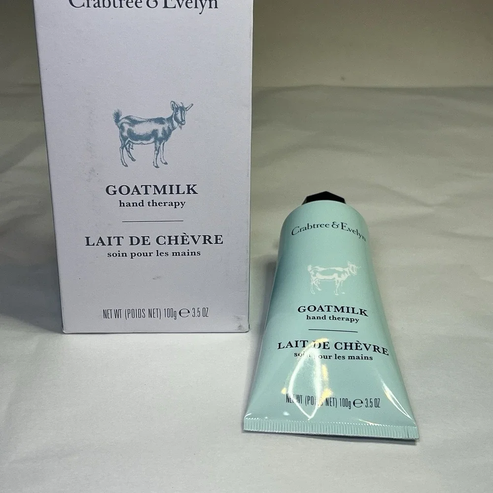 Crabtree & Evelyn Hand‎ Therapy Cream Lotion Goat Milk 3.5 oz Sealed NEW